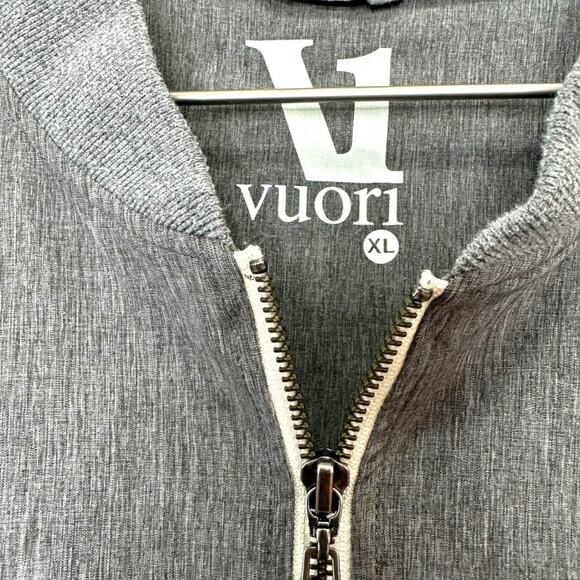 Vuori Men’s Offshore Gray Full Zip Jacket Size XL - Picture 4 of 12